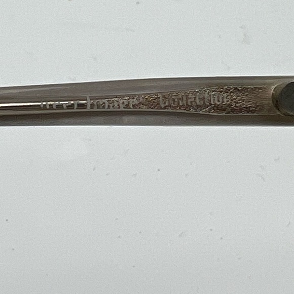 Vintage Nine To Five Gray Translucent Oval Sunglasses Frames - Picture 6 of 6